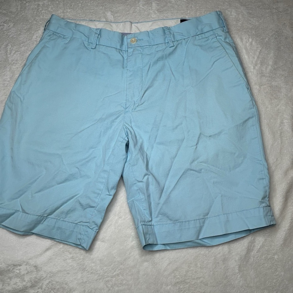 Polo Ralph Lauren Men's 33 Classic‎ Shorts Fit Sky Blue Chino Shorts 9" Inseam